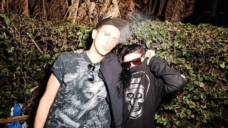 skrillex and boys noize may have teased new music