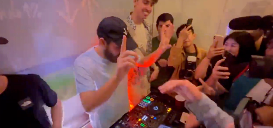 Watch San Holo DJ at a Pop-Up Rave In an Elevator