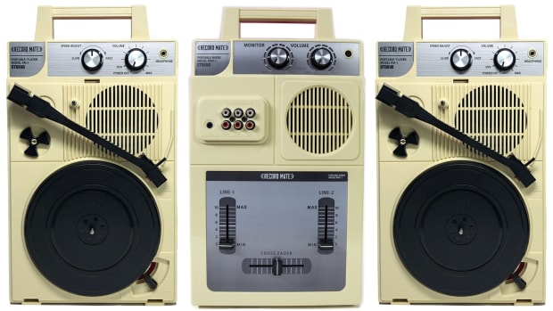 Portable DJ Turntables and Mixer