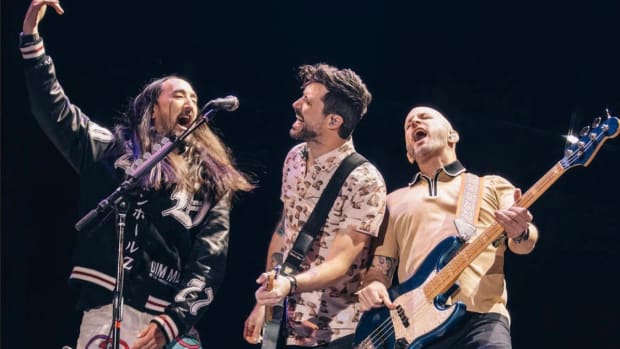 Steve Aoki and Taking Back Sunday at When We Were Young Festival