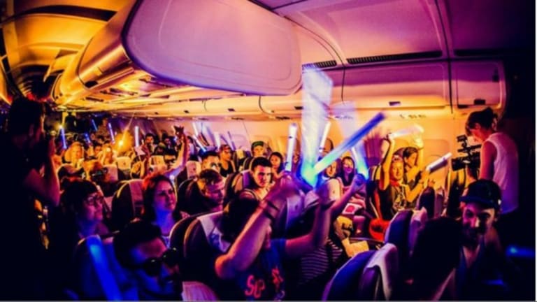 Fans are Treated to a Mini Rave Courtesy of Ganja White Night On a Grounded Airplane Returning from Lost Lands