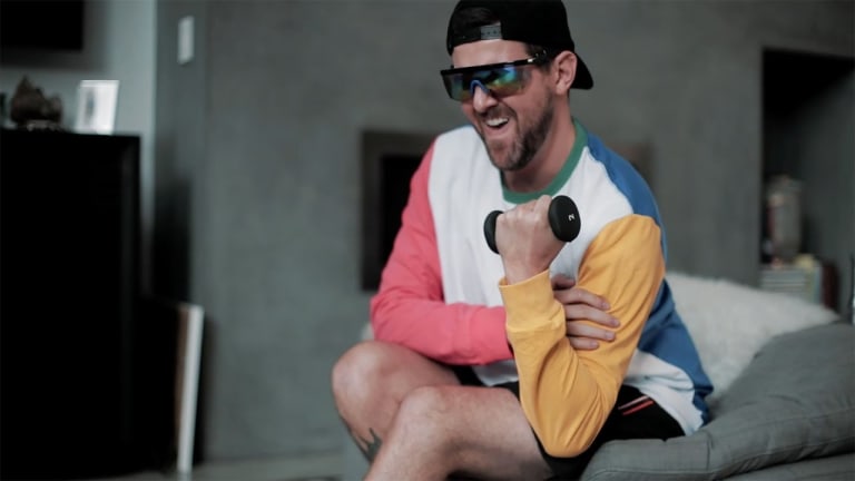 Watch Dillon Francis Pump Iron and Juggle Pineapples in His "Bored In The House" Remix Video