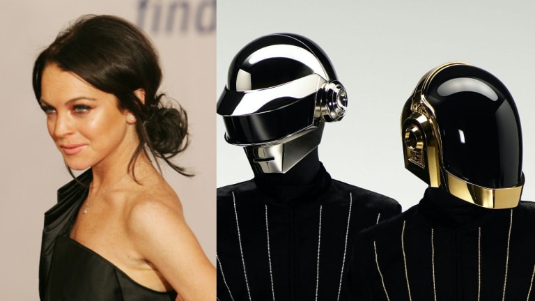 Lindsay Lohan Is Selling A Daft Punk Nft For 15 000 Edm Com The Latest Electronic Dance Music News Reviews Artists