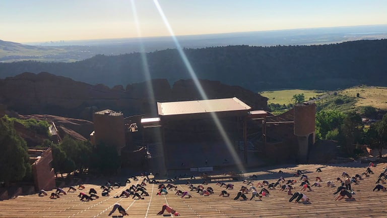 Take a Look Inside the Return of Yoga on the Rocks at Red Rocks  Amphitheatre -  - The Latest Electronic Dance Music News, Reviews &  Artists