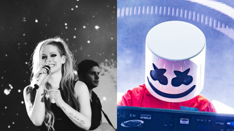 Marshmello Joins Avril Lavigne On Nostalgic Pop-Punk Track, "Bite Me"