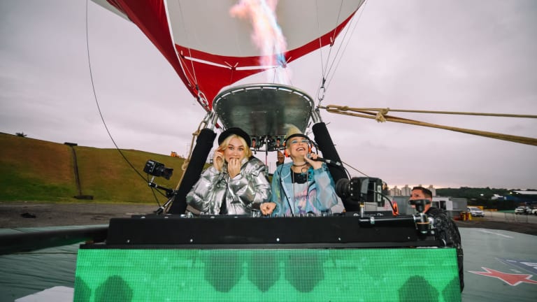 Watch NERVO Perform DJ Set From Hot Air Balloon in Brazil for Formula 1 Racing