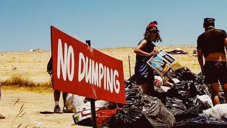 "Trashion": This Woman Picks Up Your Trash at Music Festivals—Then Makes Art With It
