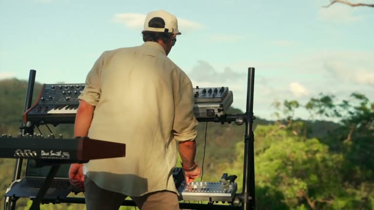 Watch Little Foot Perform His "Jurassic Park" Theme Remix Live From a Lush Valley In Australia