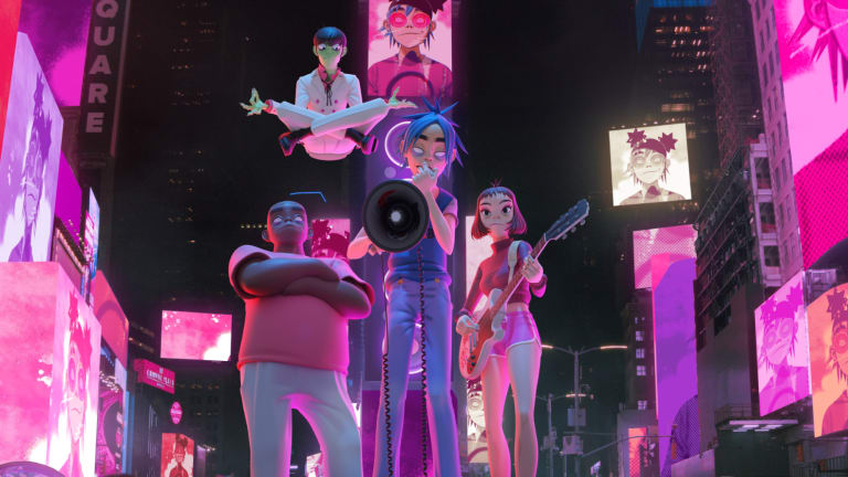 Fans of Gorillaz Descend On NYC and London for Innovative Augmented Reality Performances: Watch - EDM.com - The Latest Electronic Dance Music News, & Artists