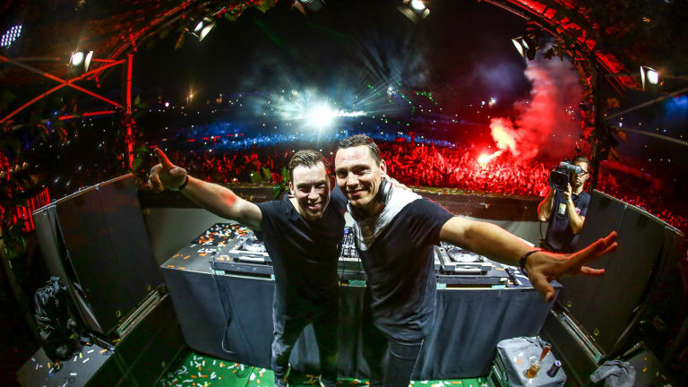 Watch Tiësto Bring Out Hardwell for Surprise DJ Set In the Netherlands