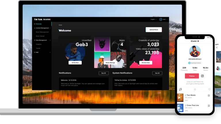 TikTok Unveils Artist-Focused App for Uploading Music and Tracking Analytics