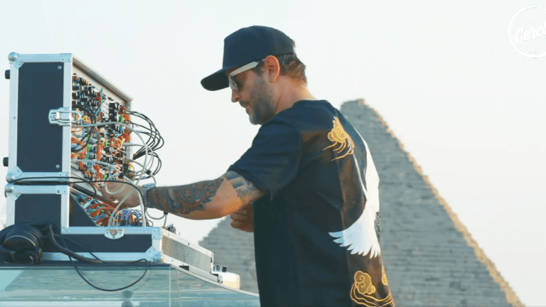 Watch Sébastien Léger Perform Once-in-a-Lifetime Set at the Great Pyramids of Giza