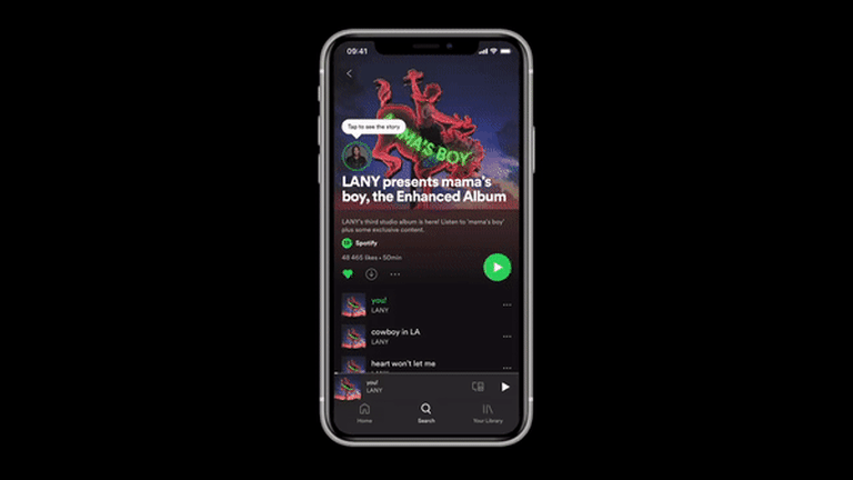 Spotify Launches New Snapchat-Like Clips Feature
