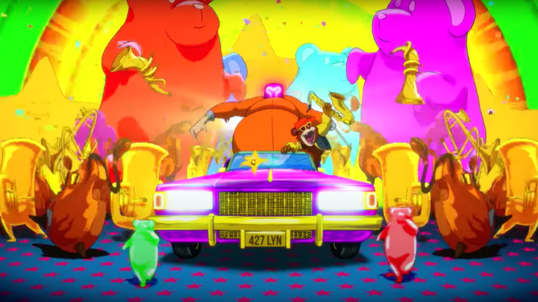 Watch the Trippy Visualizer for GRiZ and Ganja White Night's "Ease Your Mind"
