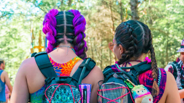 Hydration pack shop music festival