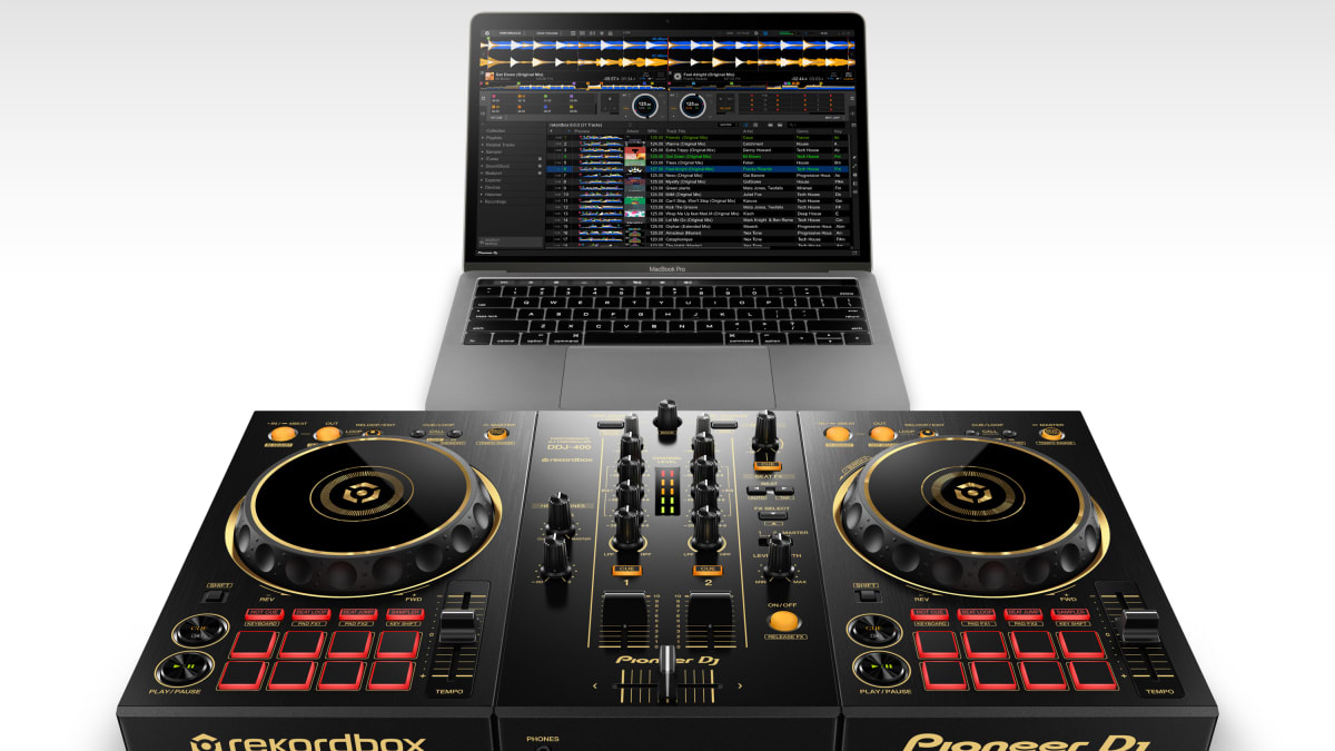 Pioneer's Limited Edition DDJ-400-N Controller is a Portable, Gold