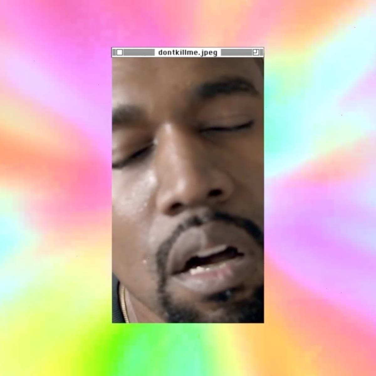 Futurism rap album cover for Kanye West DONDA 2