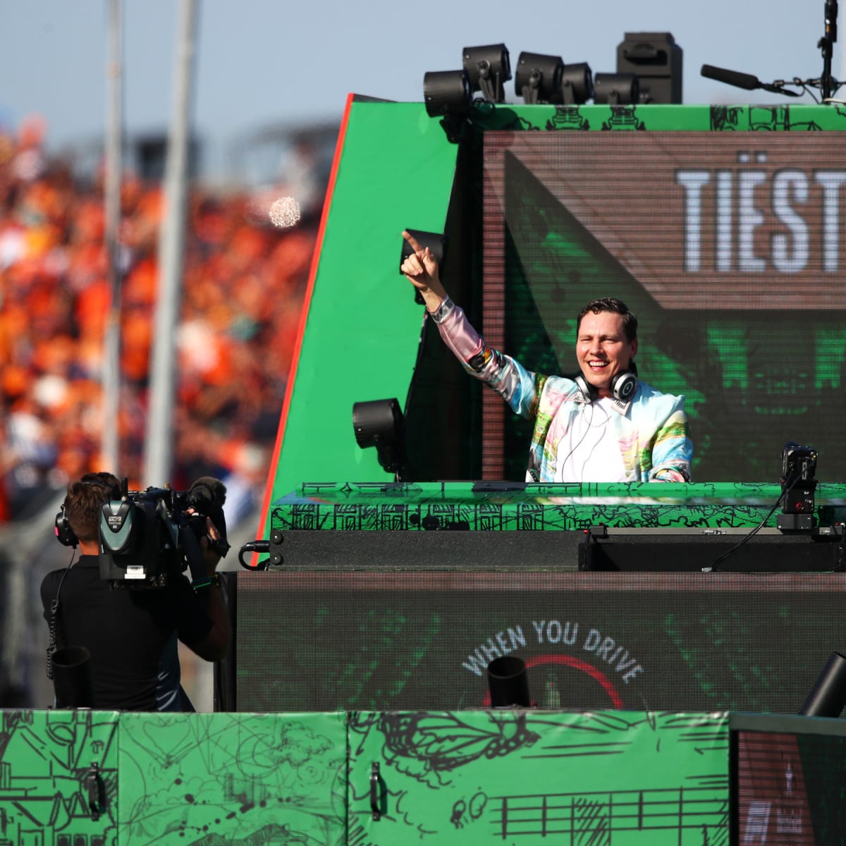 Watch Tiësto Perform From the Back of a Tricked-Out Heineken Truck at F1 Dutch Grand Prix - EDM
