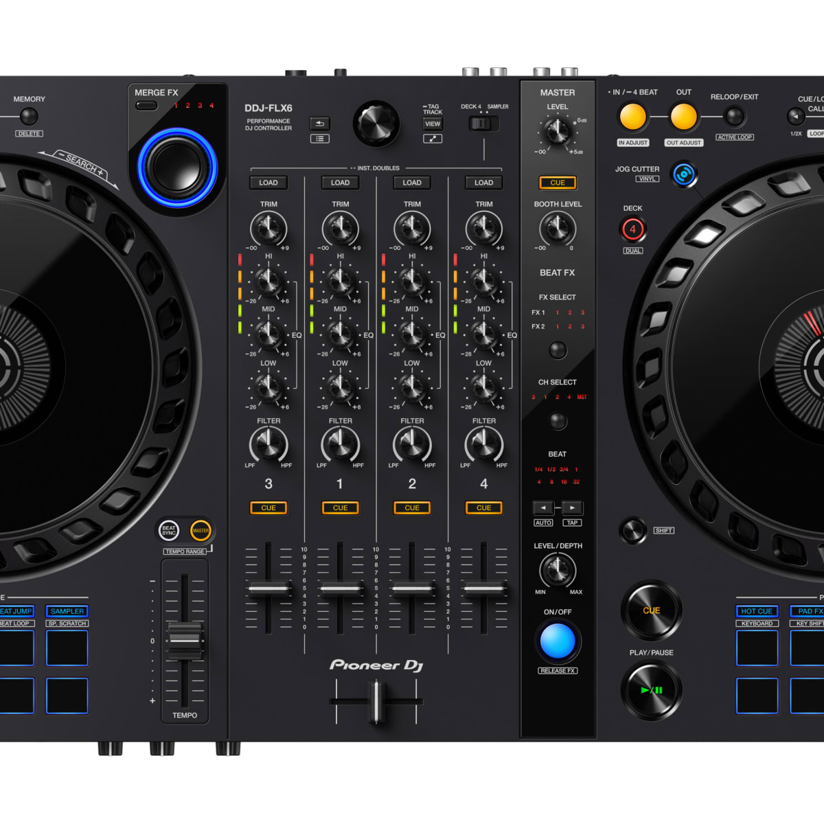 Pioneer's DDJ-FLX6 Controller Boasts Impressive New Mixing and 