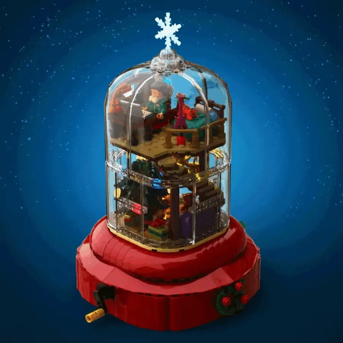 Lego shop snow globe