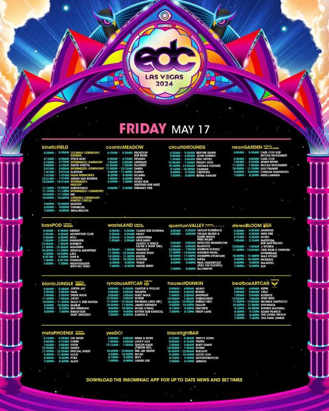 Here Are the EDC Las Vegas 2024 Set Times