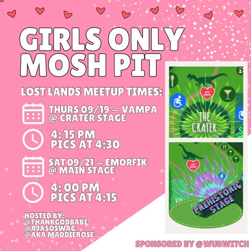 A Series of "Girls-Only Mosh Pits" Is Scheduled at the 2024 Lost Lands Festival