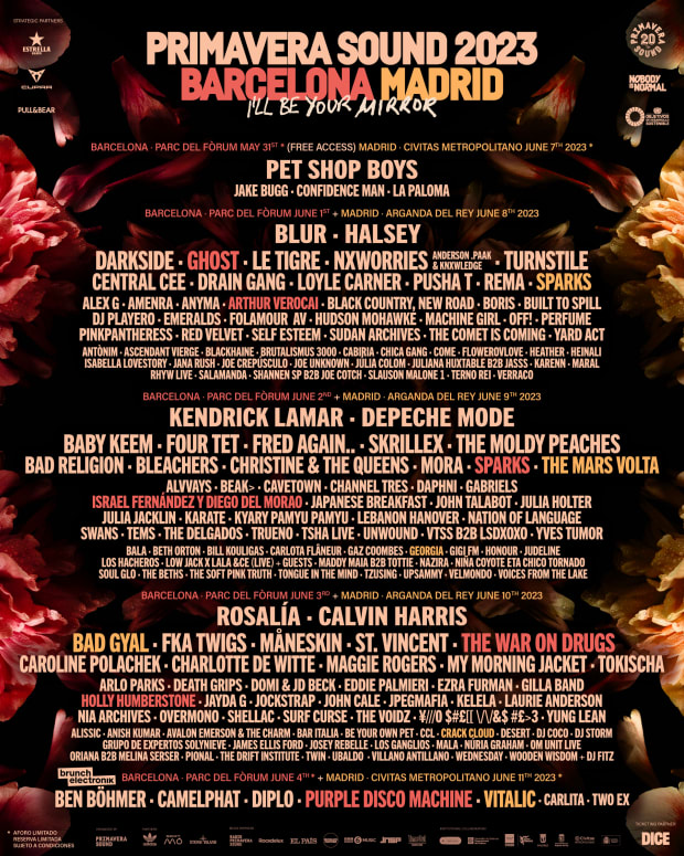 Primavera Sound Reveals Massive 2023 Lineup With Skrillex, Calvin Harris, Fred again.. and More