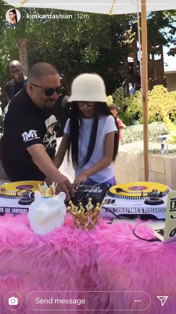 This Little Girl DJ'd North West's Birthday Party And She Is Goals