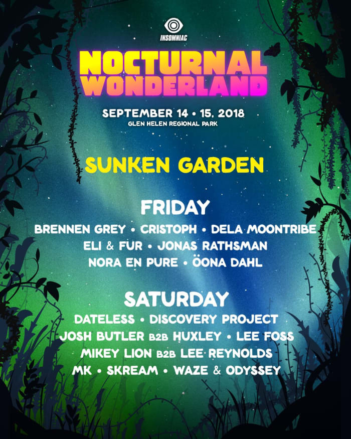 nocturnal wonderland 2019 tickets