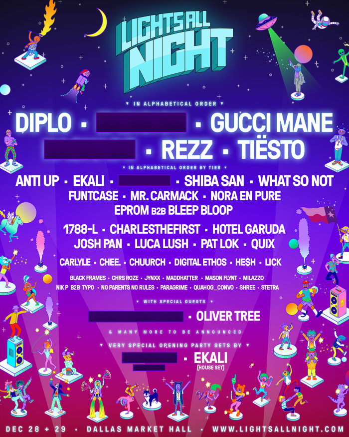 Lights All Night Announces 2018 Initial Phase One Lineup