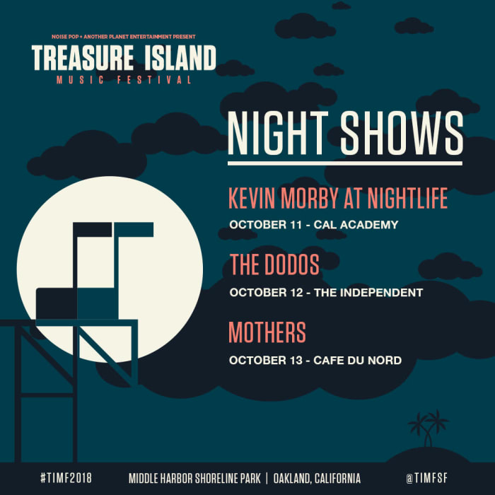 Treasure Island Releases Set Times & Exclusive After Parties