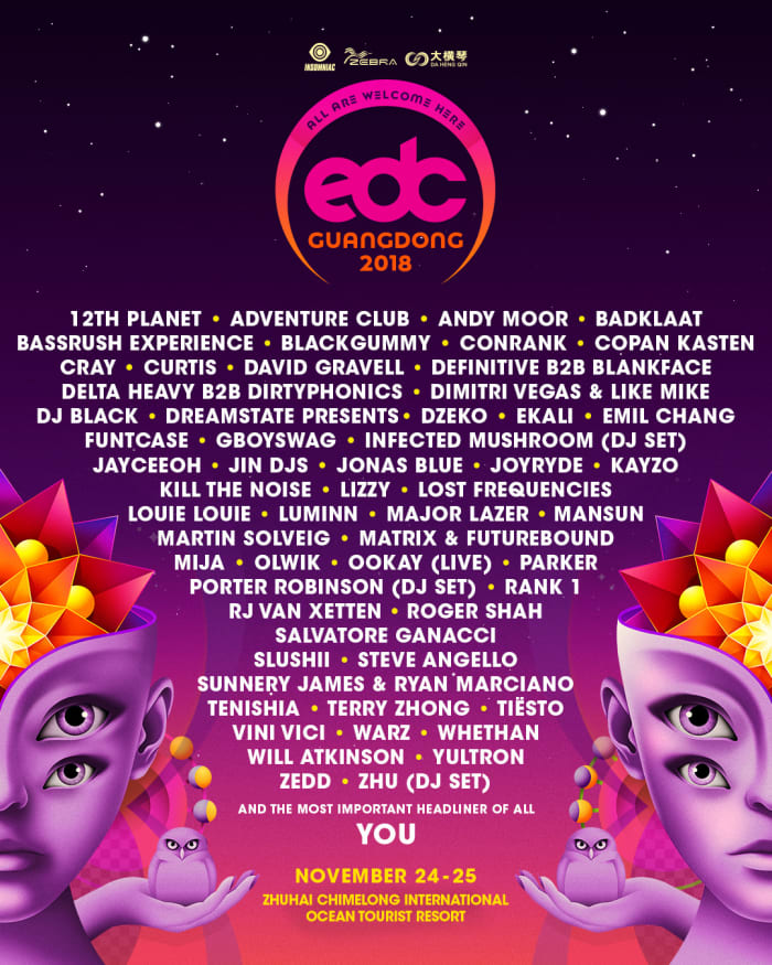 Insomniac Heads To Southern China With The First-ever Edc Guangdong 