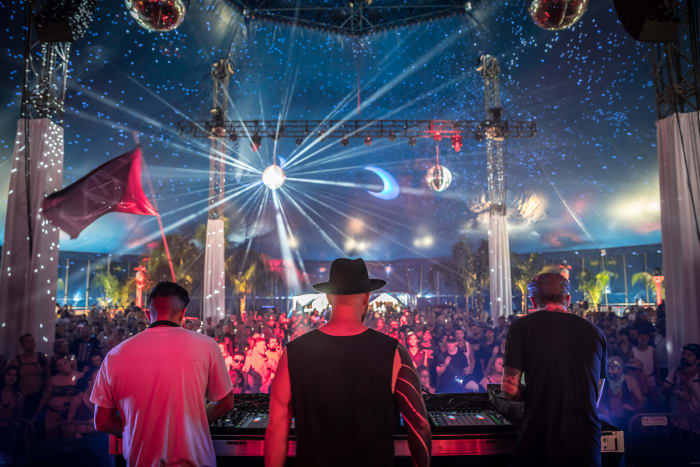 The Glitch Mob perform a special set courtesy of the Wish Machine and one lucky fan.