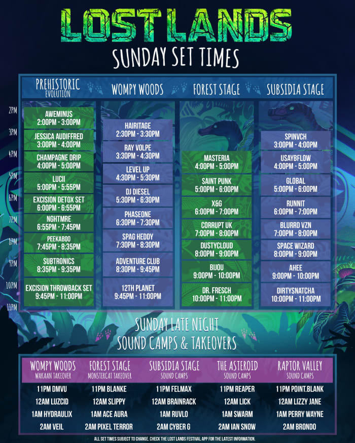 Here Are the Lost Lands 2021 Set Times and DaytoDay Schedules EDM Honey