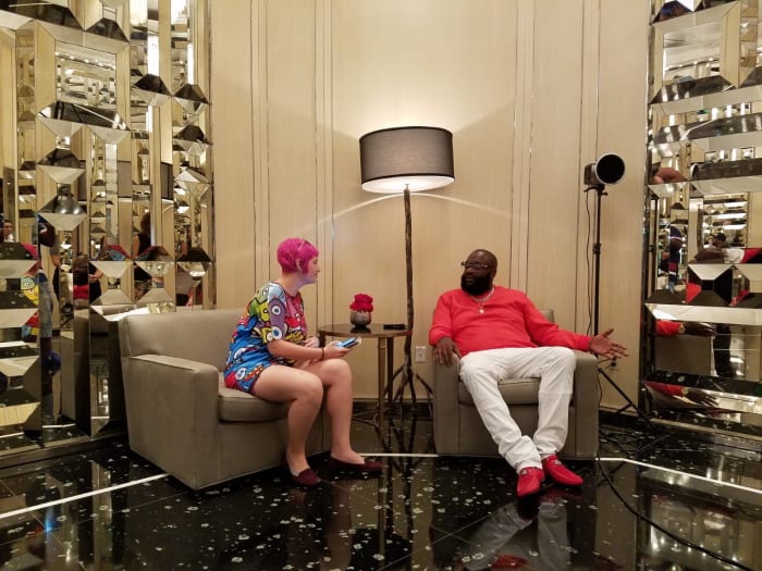 Kat Bein sits down for an interview with legendary hip-hop artist Rick Ross.