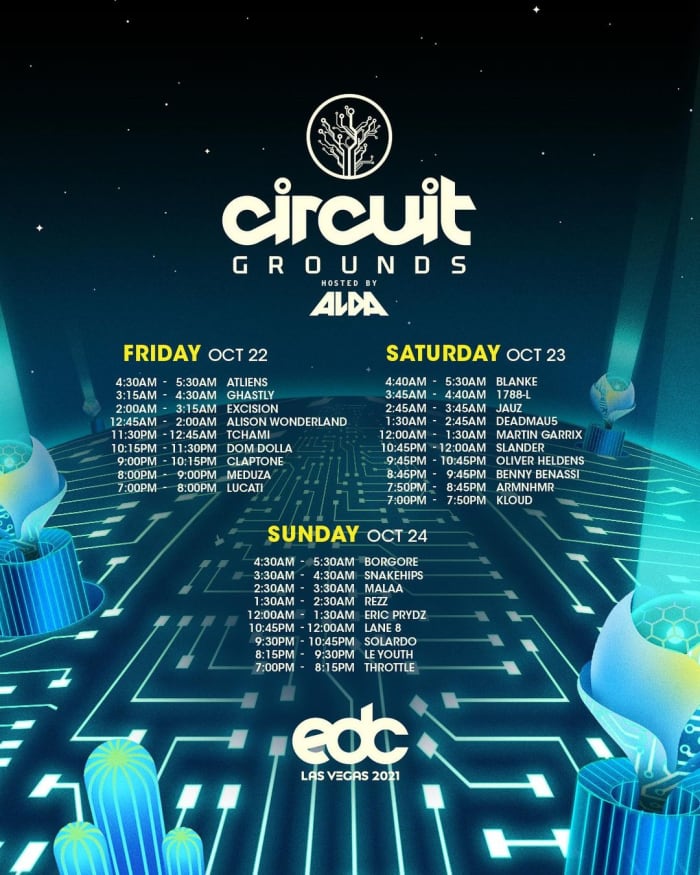 Here Are the EDC Las Vegas 2021 Set Times EDM com The Latest