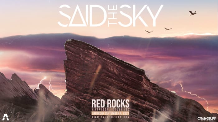 Said The Sky crossed a career milestone with his first-ever headlining performance at Red Rocks Amphitheatre this Fall.
