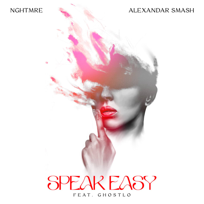 Artwork for NGHTMRE and Alexandar Smash's new single "Speak Easy" featuring Ghostlo.