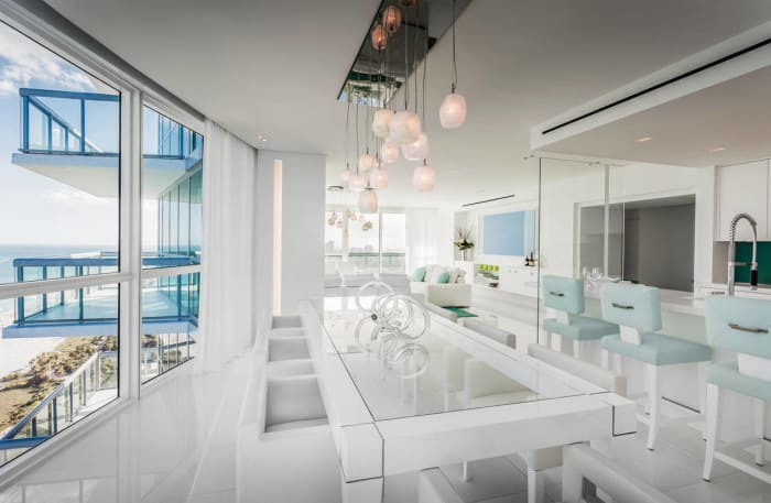 David Guetta's Miami condominium is located on the 37th floor of the Setai Hotel & Residences.