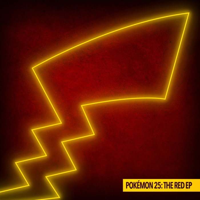 Cover art for Pokémon 25: The Red EP.