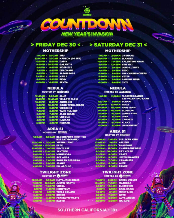 Here Are The Set Times For Countdown NYE 2022 The Latest