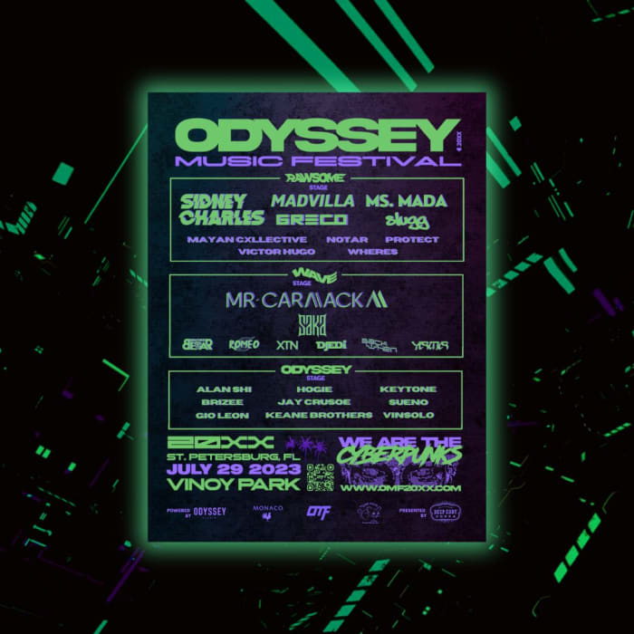 Bass Music Meets Cyberpunk Culture at Florida's Odyssey Music Festival