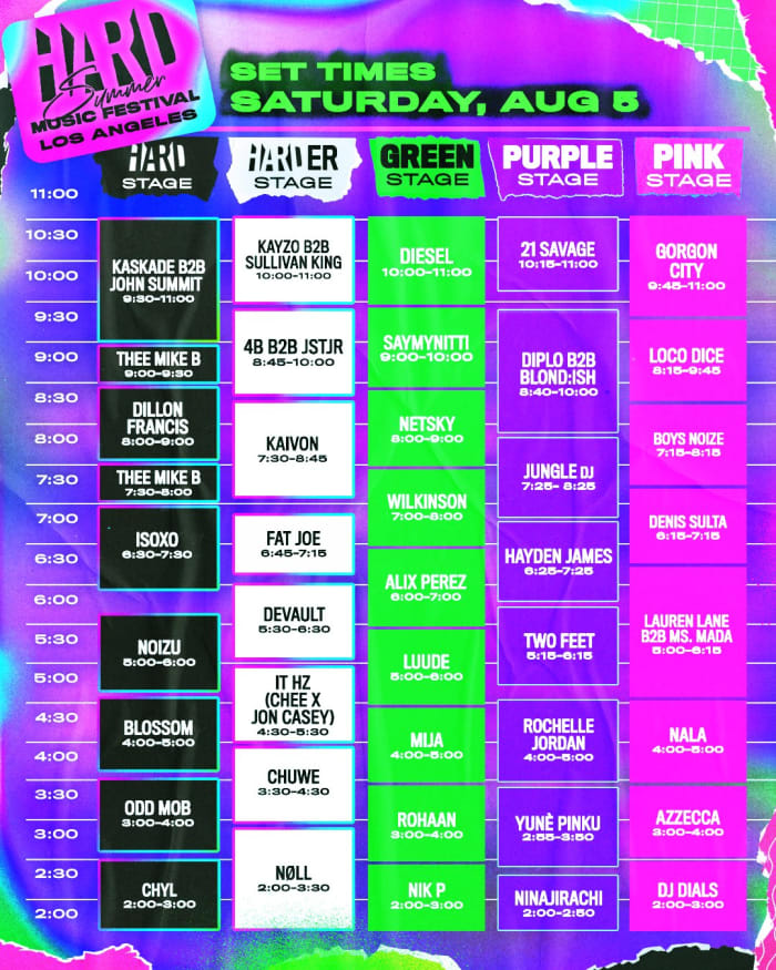 HARD Summer 2023: Set Times, Festival Maps and Everything Else You Need ...