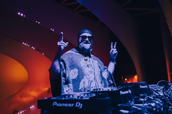 Claude VonStroke performing on Bass Coast's Main Stage. 