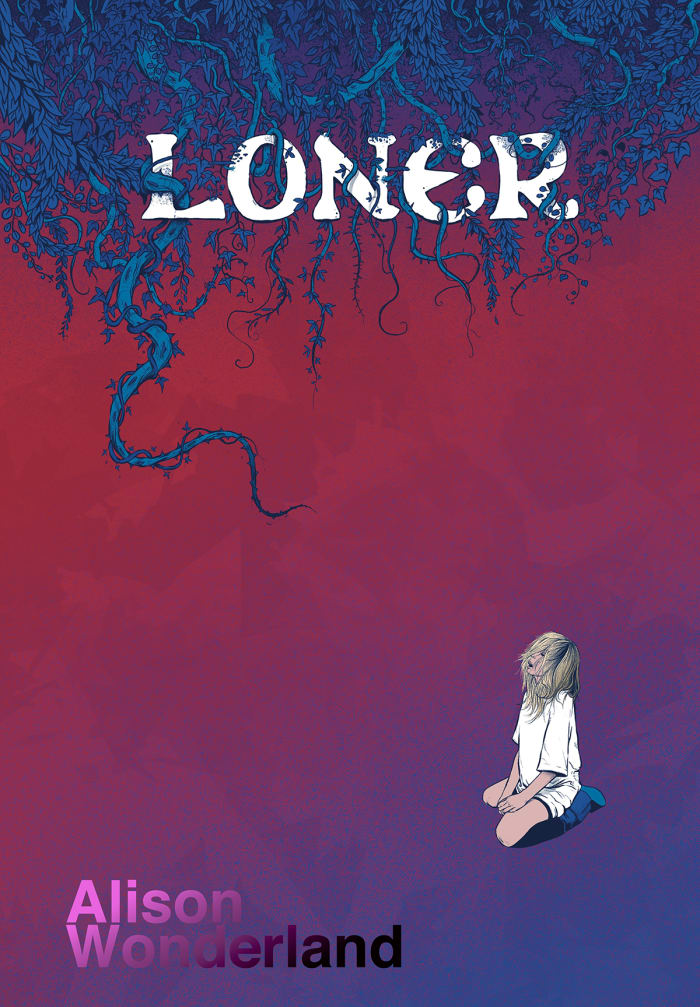 Cover of Alison Wonderland's graphic novel, "LONER."