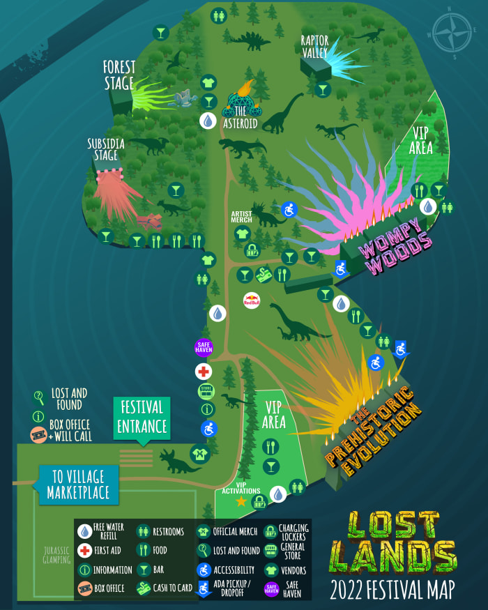 Lost Lands 2022 Map