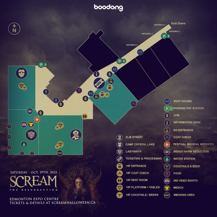 Scream 2022 event map