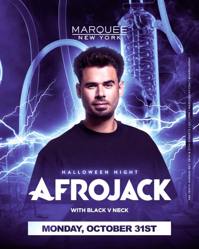 Afrojack - Halloween NYC 2022 Poster
