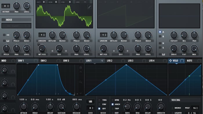 The Serum plugin by Xfer Records.