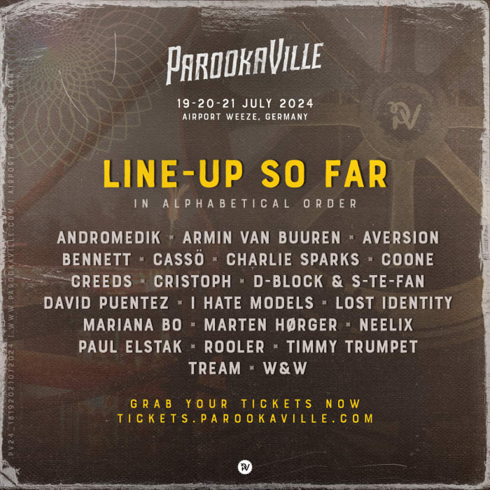 PAROOKAVILLE Adds Timmy Trumpet, W&W, Mariana BO, More to 2024 Lineup